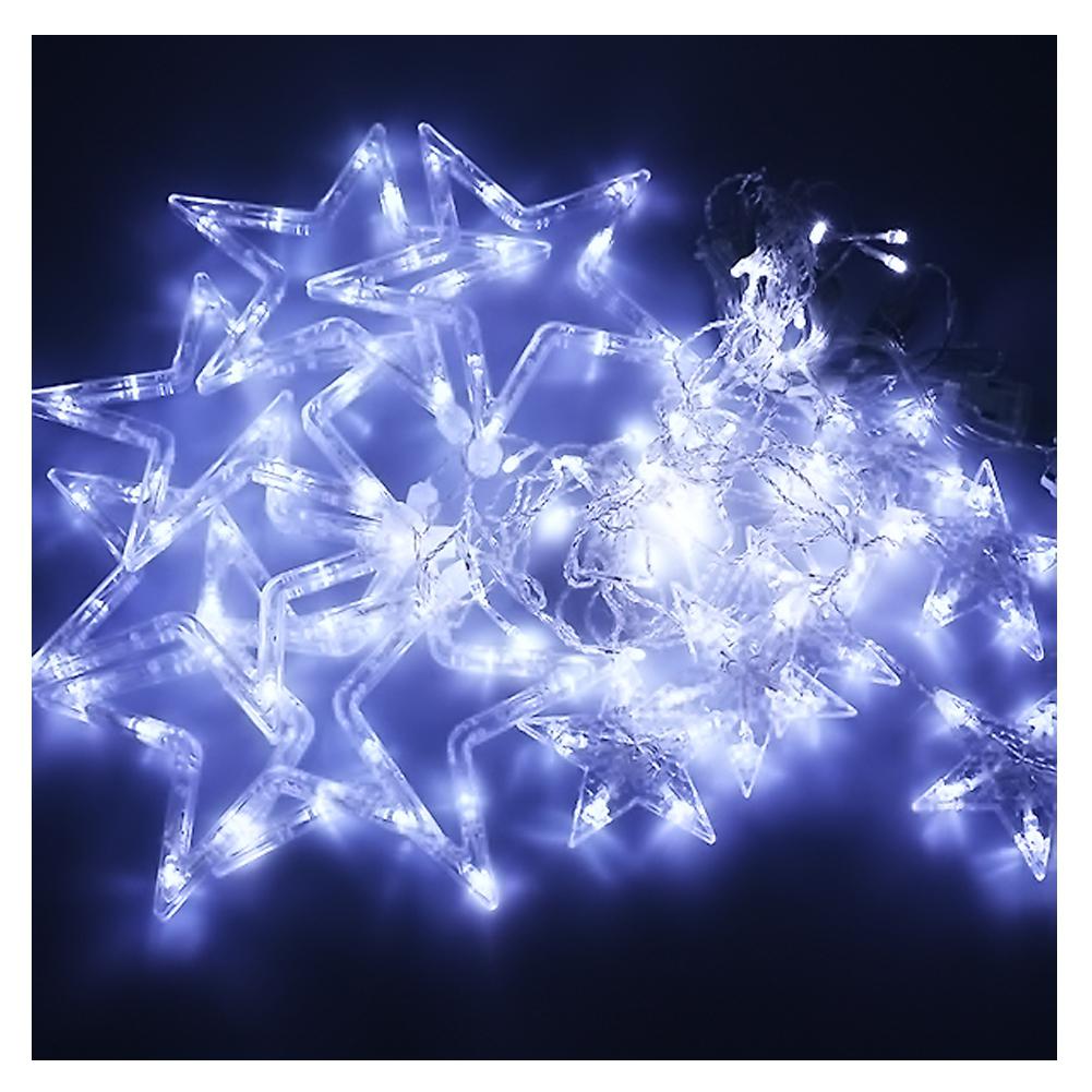 Himiss 2 M 138 Leds Koppelbaar Gordijn String Licht Voor Wedding Christmas Party Home Keuken Gordijnen Window Decor Geel: Default Title