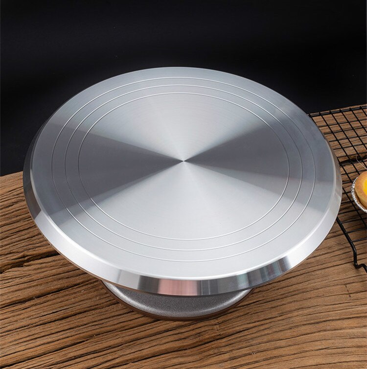 Round Rotating Cake Plate DIY Pastry Baking Tools Turnable Baking Mold Birthday Cake Decorating Tools Kitchen Accessories: B