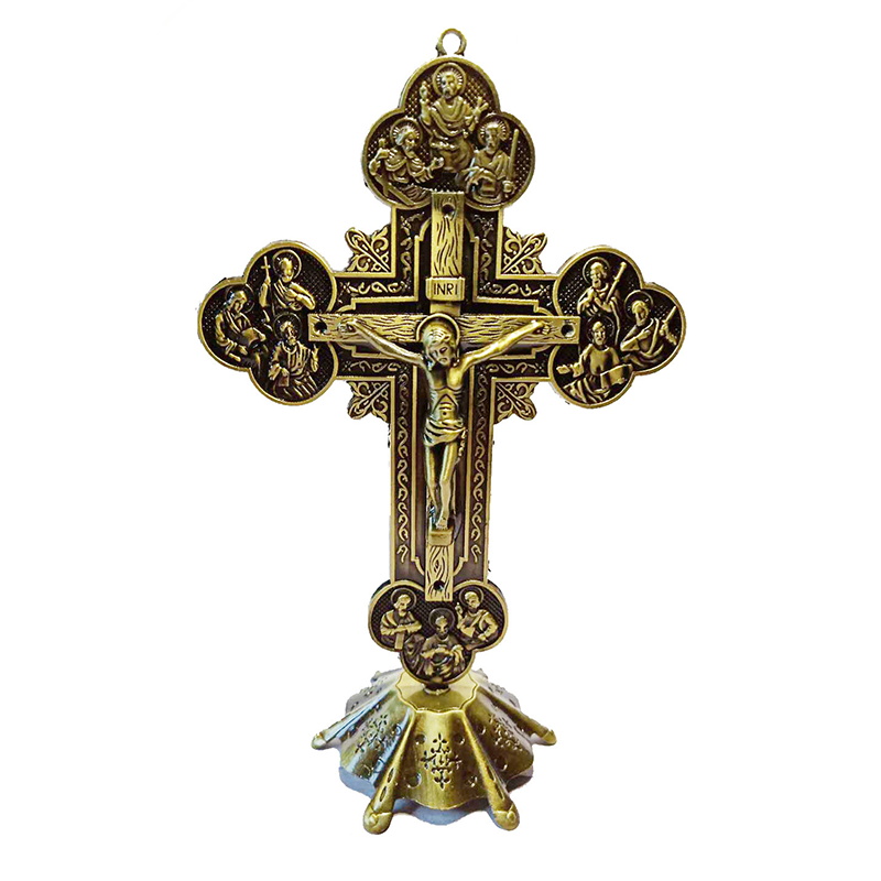 Jesus Metal Cross, Katholieke Zinklegering Kruisbeeld Kruisbeeld, Twaalf Discipelen Zoals, Home Decoratie, Kerk Doop Levert