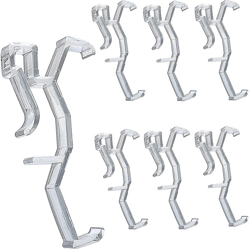 ! Valance Clips Clear Plastic Retainer Holder Clip For Window Blind Valance,Horizontal Faux &amp; Wood Blinds Parts