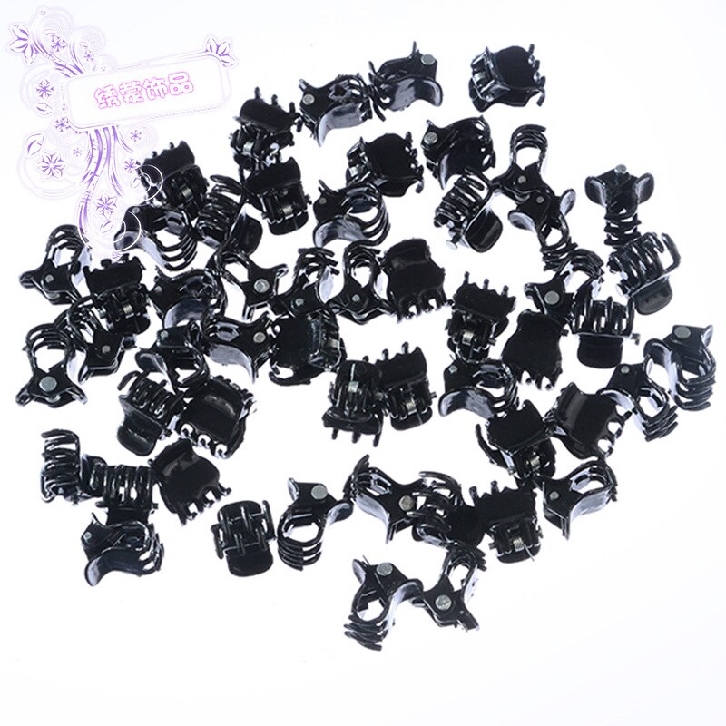 50 Stuks Kleine Plastic Hair Clips Claws Mini Klemmen Mode Meisjes Krab Haar Klauw Kinderen Haarspeld Haaraccessoires