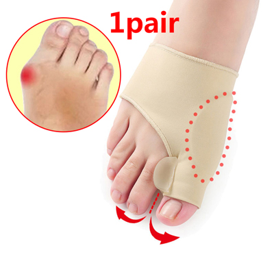 Ballen Schiene groß Zehe Korrektor Fuß Schmerzen Linderung Hallux Valgus Korrektur Pedikübetreffend Werkzeuge Kissen Pad Fußpflege Werkzeug: A-1Paar