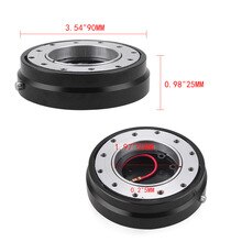 Car Hub Adapter Steering Wheel Boss Kit Black Accessories Parts Safety