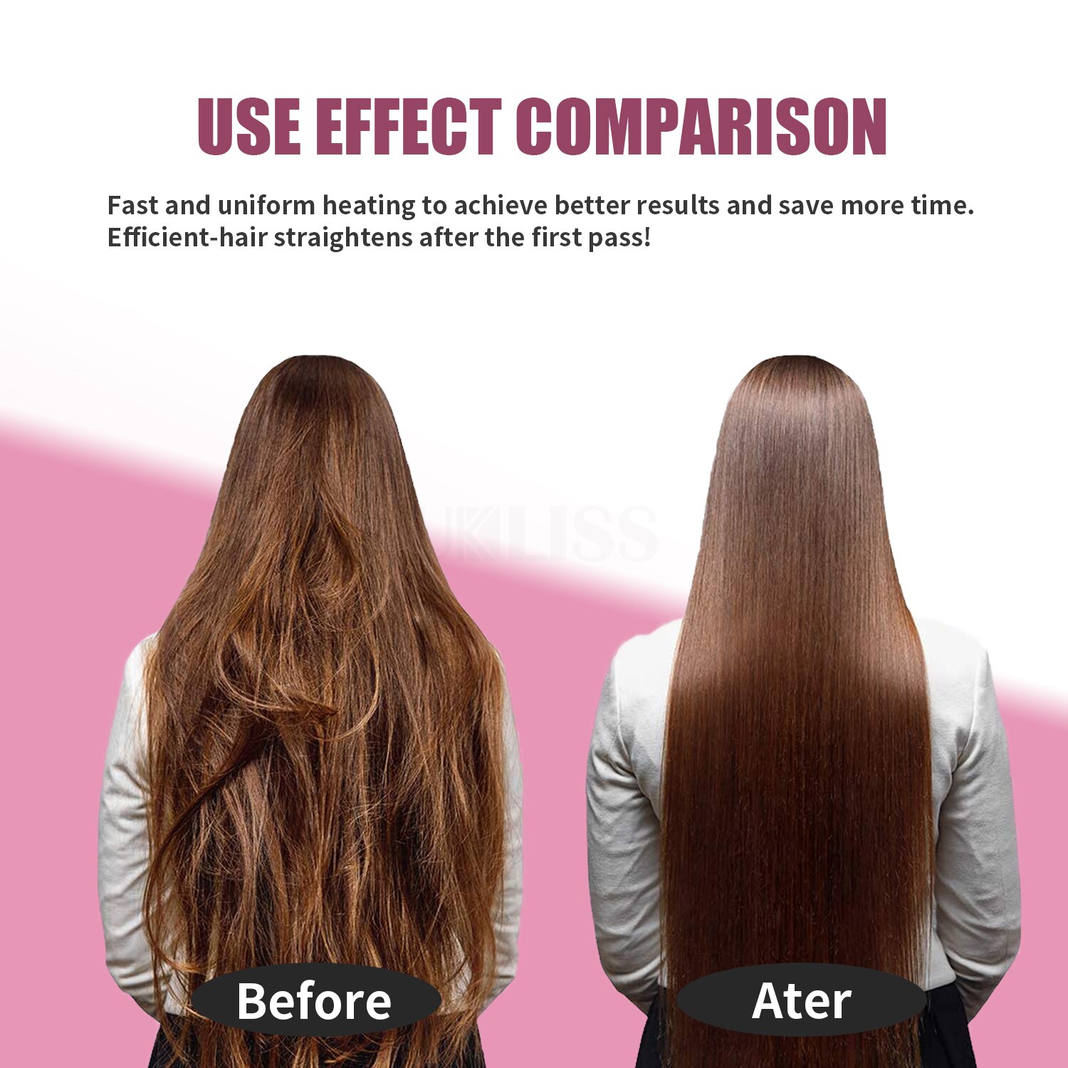 2 in 1 Hair Straightener Hair Curler Electric Hair Iron Hair Straighteners Flat Crimper Straightening Iron