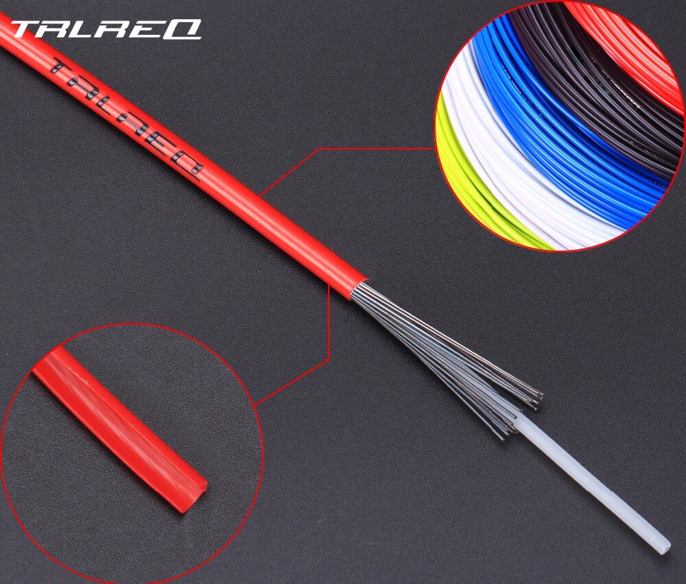 2.5M Mountain Bike Hydraulic Disc Brake Hose Oil Tube Pipe 5mm MTB Bicycle Brake Hosing Cable Set Kits BH59 / BH90 Connector