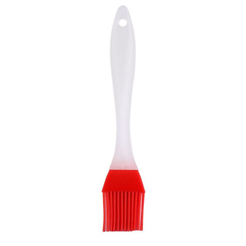 Cake Baking Brush Home DIY Silicone Tools Eco-friendly Bread Oil Cream Cooking Basting Brush Silicon Kitchen Cake Brush BBQ Tool: Red
