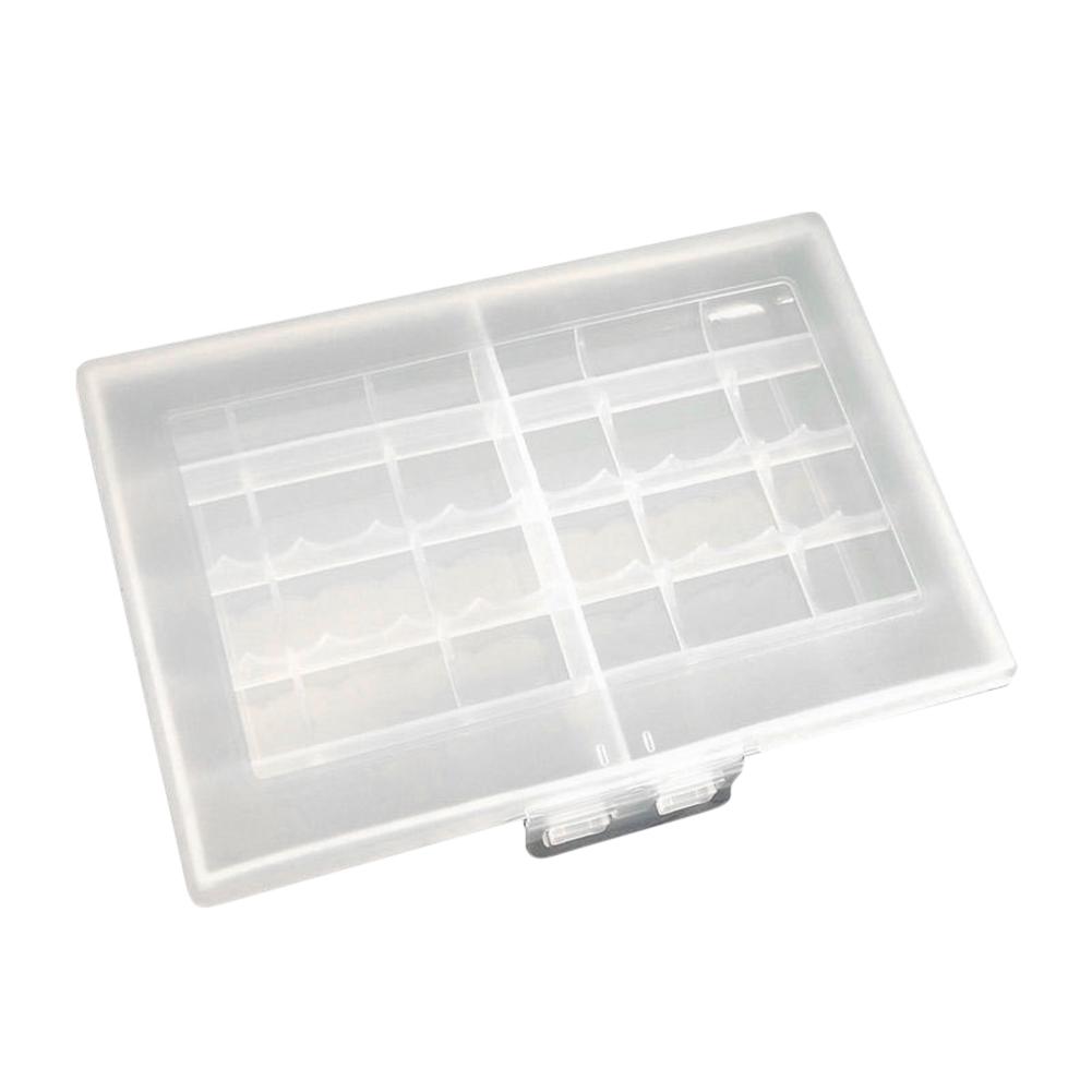 AA AAA Battery Organizer Plastic Compact Storage Box Lightweight Carrying Case Bag Holder 12x8.5x2cm