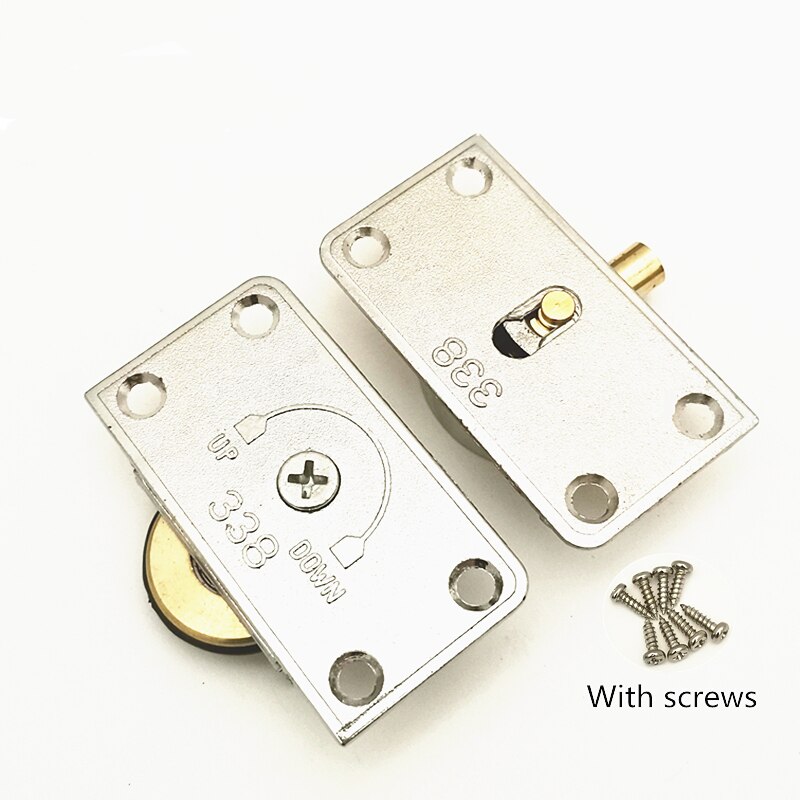 Rueda de rodillo para puerta corredera de muebles, rodamiento de armario, polea inferior superior, puerta de vadeado de Metal: Option 1