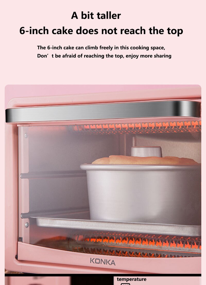 Home 13L Electric Oven Cake Egg Tart Pizza Baker Multifunctional Fruit Dryer Mini Oven