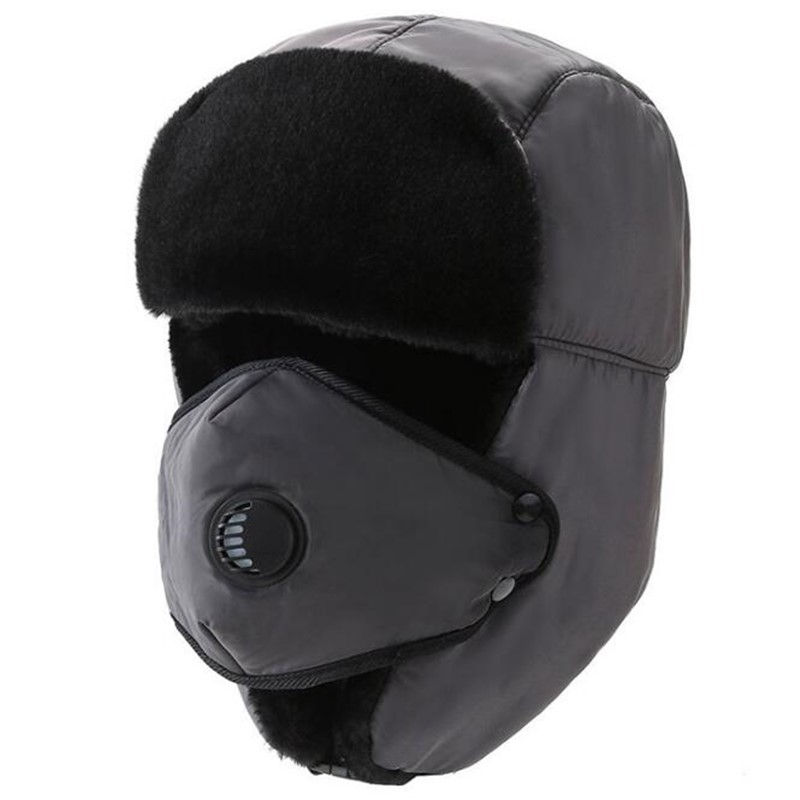 Thicken Mannen Vrouwen Winter Outdoor Warm Houden Oor Bescherming Fietsen Ski Bomber Cap Plus Fluwelen Wol Camo paar Hoed Gorra