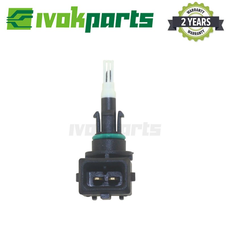 Sensor de temperatura de aire de admisión con arnés eléctrico, enchufe de conector de 2 pines para BMW Serie 1, 3, 5, 6, 7, X1, X3, X5, X6, 13, 62, 7, 792, 203