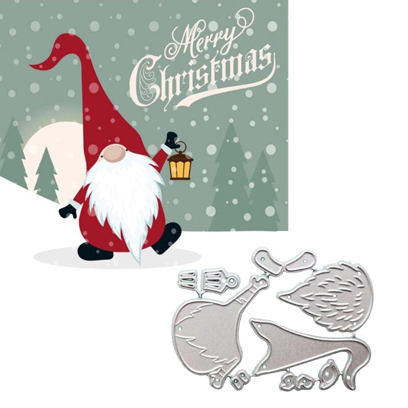 Il taglio del metallo muore il modello di stampini di babbo natale per Scrapbooking di nozze di compleanno di san valentino