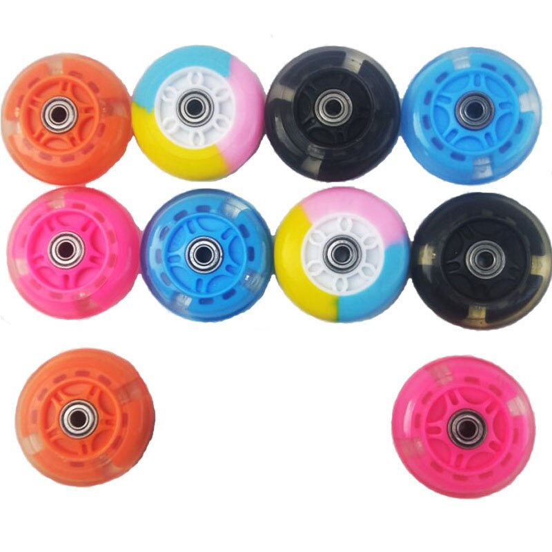 Ruedas de patín en línea de alta elasticidad, accesorios de repuesto de 70mm, 4 Uds.