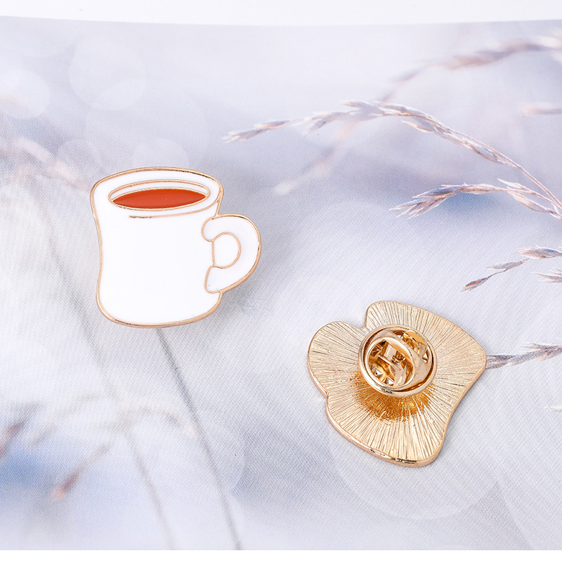Accesorios de café expreso para parejas, esmaltado para broche de gota de aceite taza de té, Mini insignia de café Tamper, de café para los amantes del café