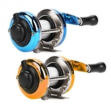 Deko Mini tambor de pesca Weel carrete de pesca en hielo portátil de invierno con cable de fundición al aire libre accesorios de pesca