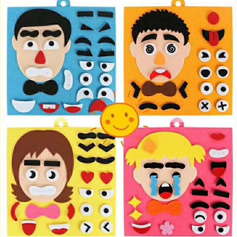 Eva2king Super Emotie Veranderen Puzzel Speelgoed Expression Changing Puzzel Beste Cadeau Voor Kinderen Veranderlijk Gezicht Puzzels Voor Kinderen