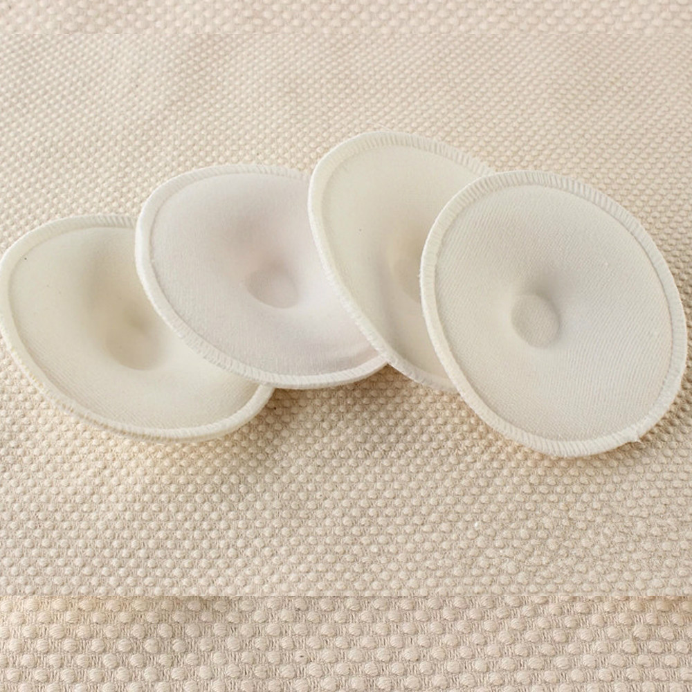 4 Stuks Bamboe Borst Pad Nursing Pads Voor Mum Wasbare Waterdicht Voeden Pad Bamboe Herbruikbare