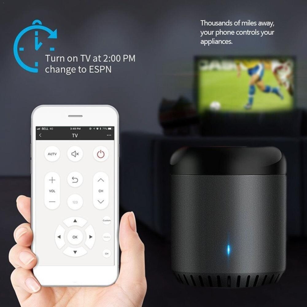 Controlador Broadlink Original RM Mini 3 + WiFi + IR Aplicación de hogar inteligente Control remoto para Alexa de Google
