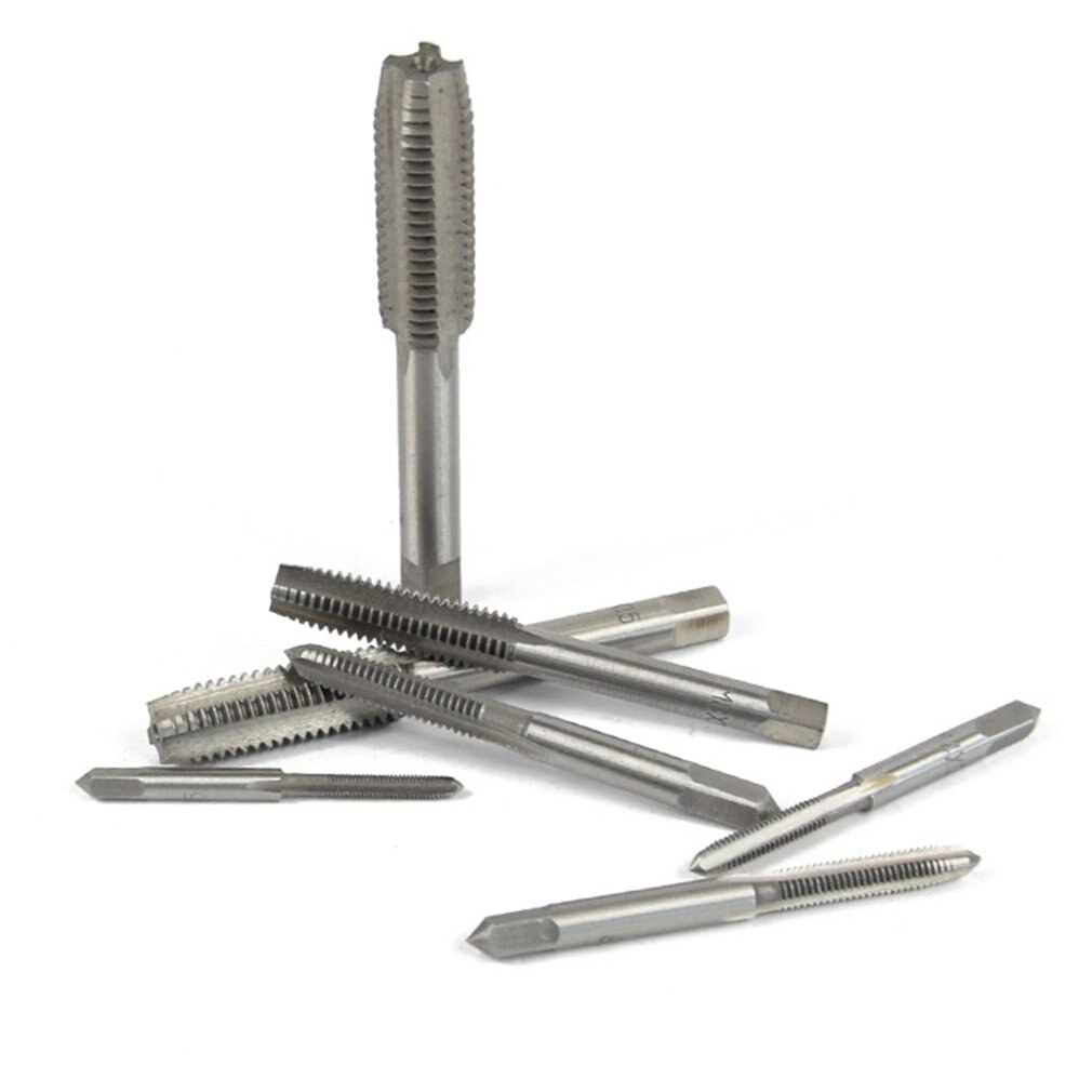 8pcs Round Die Hand Tap Metric Fine Thread Dies Taps Suit Hand Metric Wrench Set Wrench Hand Twist Tap Set