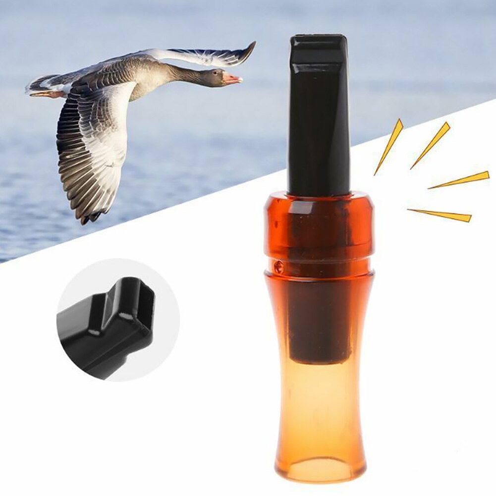 Plastique attirant sifflet poulet appât oie sauvage Durable facile à utiliser Simple extérieur leurre Animal simuler son petit corbeau appelant