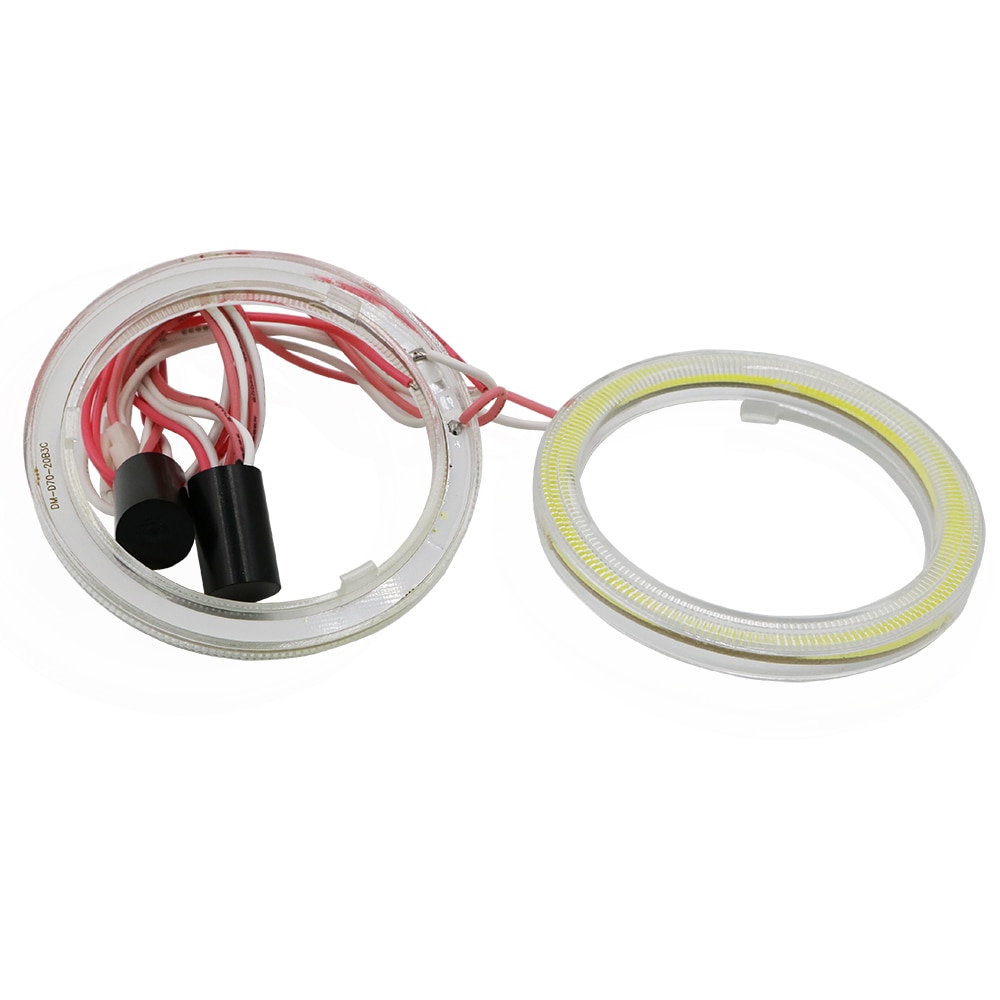 YSY 2PCS Car Angel Eyes Led 12V 130/140MM Halo Ring Lights Led Angel Eyes Headlight for Car Auto Moto Moped Scooter Motorcycle