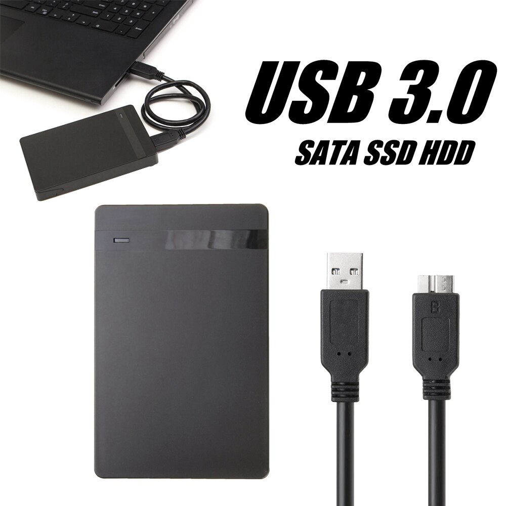 2.5" SATA USB 3.0 1TB External Hard Drives Portable Desktop Mobile Hard Disk Box HDD Enclosure