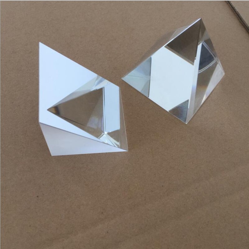 External Reflection Right Angle Prism 50 * 50 * 50mm Optical K9 Material High-precision Measuring Instrument Customization