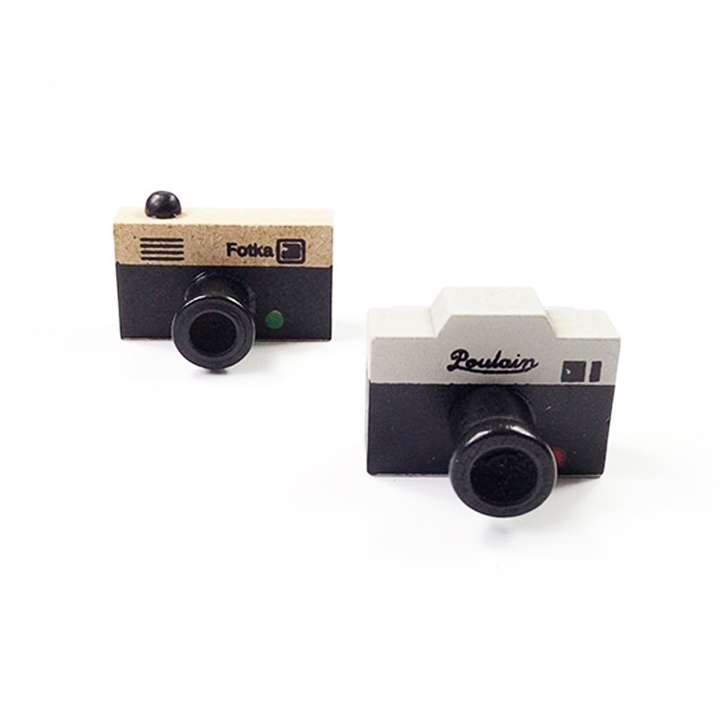 1 Pcs/pack Red Green Wooden Clear Stamp Ancient Camera Shape Stamps For Scrapbooking Paper Notebook Decoration Stamp