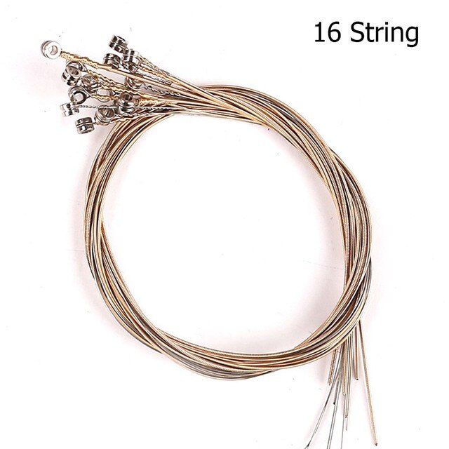 7 10 16 19 21-Strings Lyre Harp String Set Replacement Accessories Musical Instrument String Green Instrument Laiya Piano