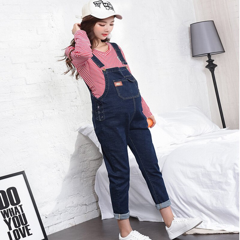 Denim Jeans Mutterschaft Hosenträger Schlauch Schlauch für Schwangere Frauen Kleidung Plus Größe Stütze Bauch Schwangerschaft Kleidung Jumpersuit