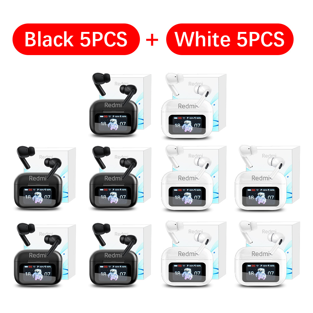 XIAOMI Redmi Bluetooth Earphones Touch Screen TWS Wireless Headphones Wireless 5.3 Headset ANC Noise Reduction Earbuds HD Mic