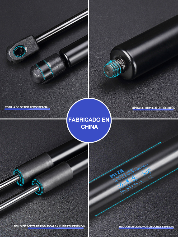 Fjederbensstænger 1 par motorhjelm gaslift støtte støddæmper udskiftning til bmw 3 serie  e90 e91 e92 e93 2005 51237060550 415 mm