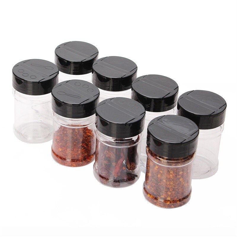 170Ml 15/20 Pcs Glas Zout En Peper Shakers Kruidenrek Voor Keuken Kruidkruik Kruiderij Dispenser Spice Container