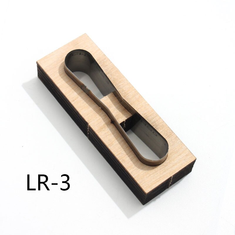 Leather Craft Zipper Puller Cutter Japan Steel Blade Zip Pull Template Cutting Mould Handmade Punching Tools DIY: LR-3
