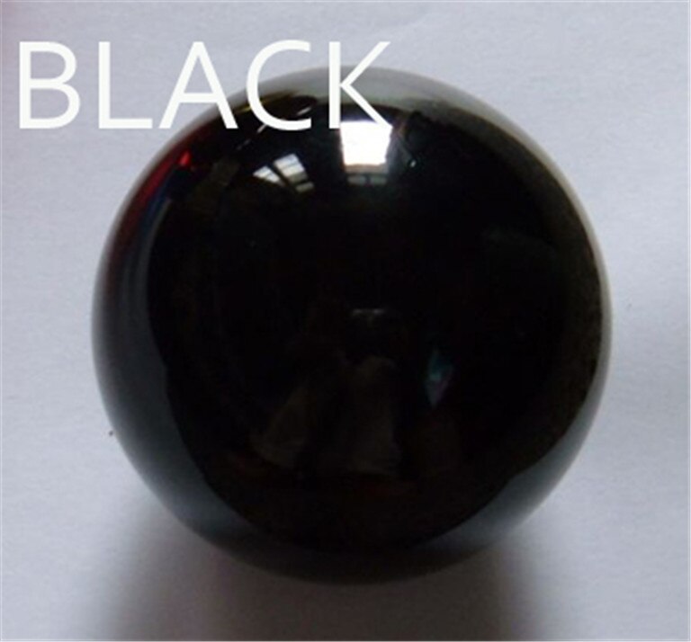 Dsjuggling Acrylic Juggling Contact Balls (2.95 Inch 75mm Color as Black, Glow, Purple): black