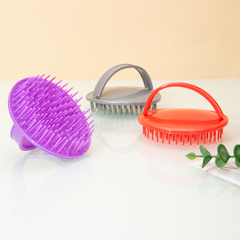 2 stücke Kopf Shampoo Bürste Kopf Massage Haar wäsche Kamm Kopfhaut Körper Dusch bürste Pflege Haarwurzel Juckreiz Haar bürste Heimat Salon Werkzeuge