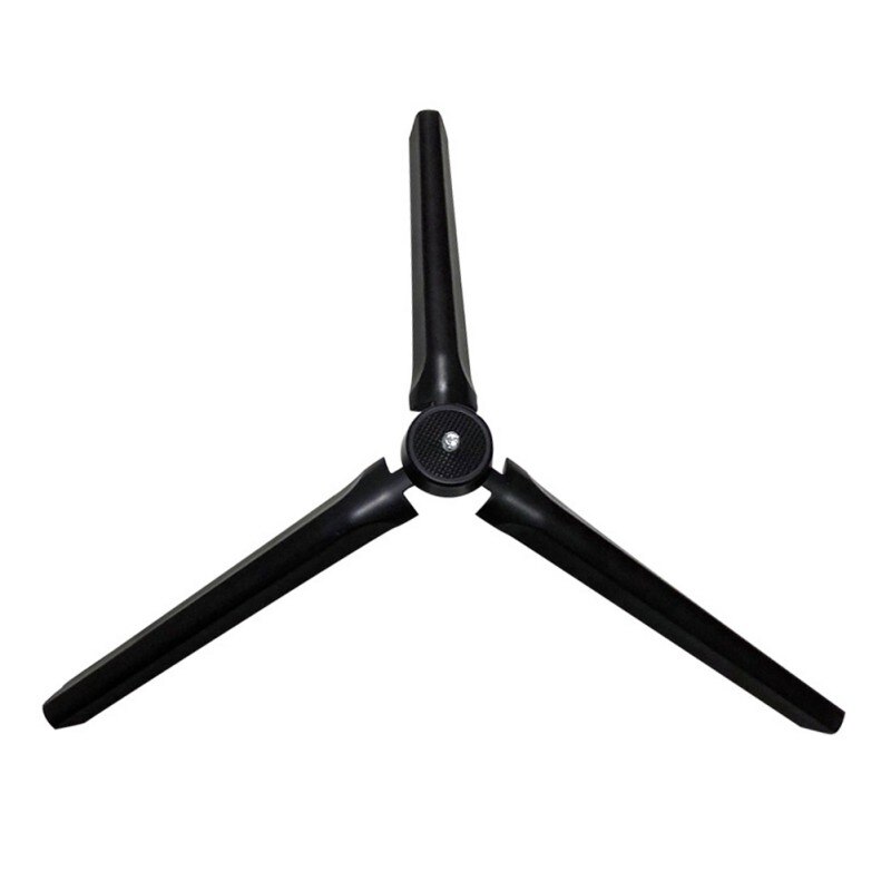 Tornillo estándar de cámara de 1/4 pulgadas ABS + Metal negro portátil, Mini empuñaduras de trípode, estabilizador para cámaras, teléfono y proyector: Default Title