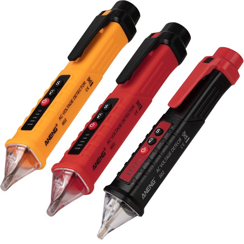 Non-contact AC Voltage Detector Tester Meter 12V-1000v Pen Digital Volt Current Electric Test Pencil Electric Indicator