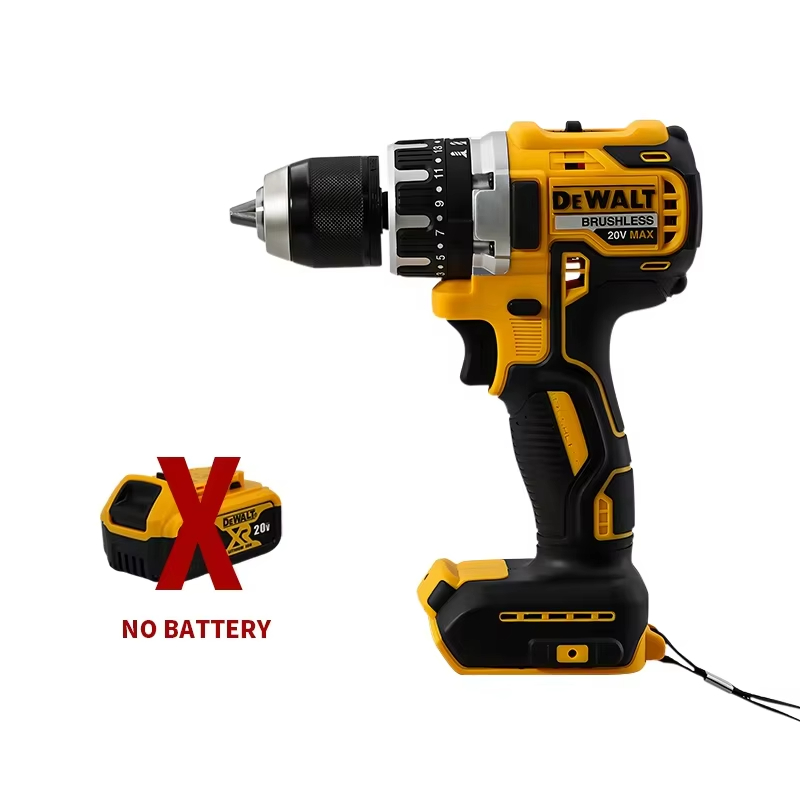 Dewalt DCD796 13 mm bürstenlose Schlagbohrmaschine, multifunktionaler Akkuschrauber, wiederaufladbar, 20-V-Akku, Elektrowerkzeuge: Default Title