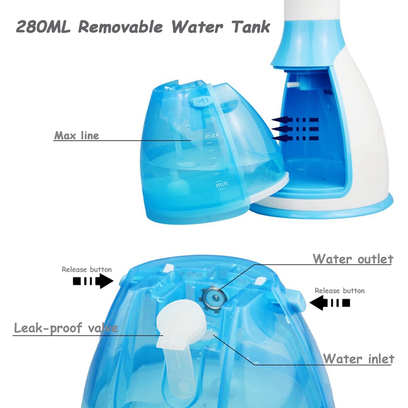 Défroisseur vapeur Vertical Portable 1500W, 280ML, chauffe rapide, pour vêtements, appareil de voyage