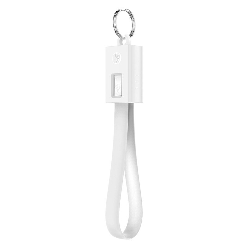 Micro Usb Type C Fast Charger Sync Gegevens Multifunctionele Powerbank Sleutelhanger Type-C Kabel Voor Xiaomi Mi5 samsung S10 S9 Plus Cord: White / For Micro USB Cable