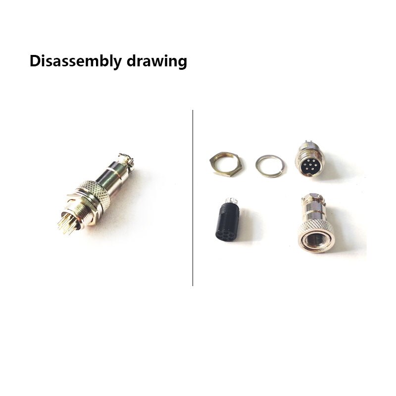 1Set GX12 2/3/4/5/6/7 Pin Male + Vrouwelijke 12Mm L88-93 Circulaire luchtvaart Socket Plug Draad Panel Connector