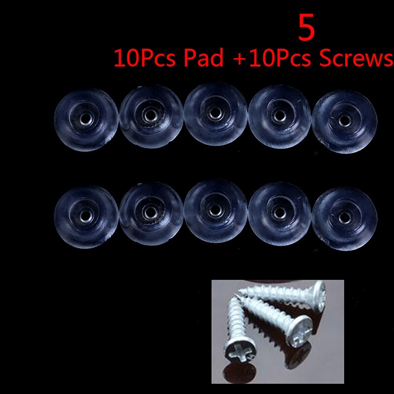 10 teile/satz Gummi Nicht-Unterhose Möbel Stuhl Bein Kappen Füße Sofa Fuß Schutz Pads Boden Möbel Beine Schutz Pad mit Schrauben: 19mm mit Scews