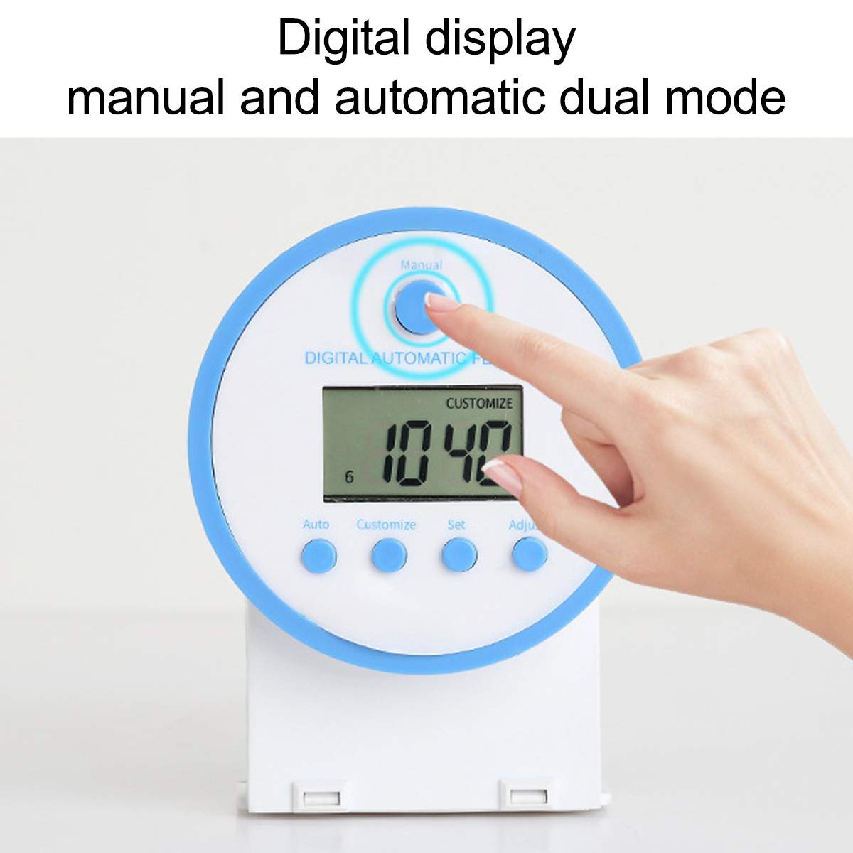 Adjustable Automatic Aquarium Timer Auto Fish Feeders Pond Food Feeder Feeding with LCD Aquarium Tank Automatic Fish Feeder