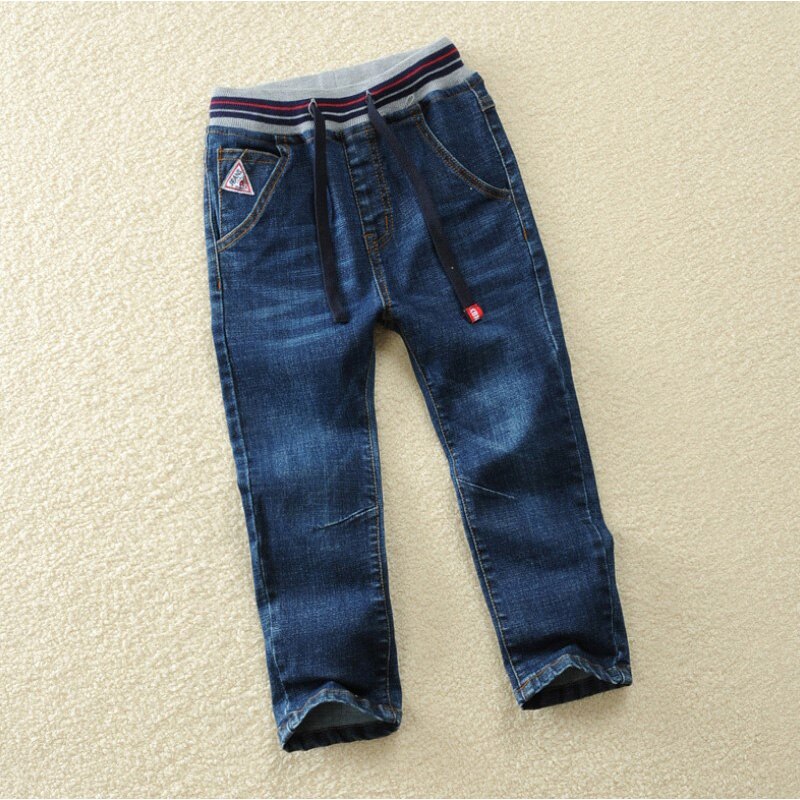 Children's trousers in the children's big boy spring and autumn boys jeans trousers stretch children's clothing childre