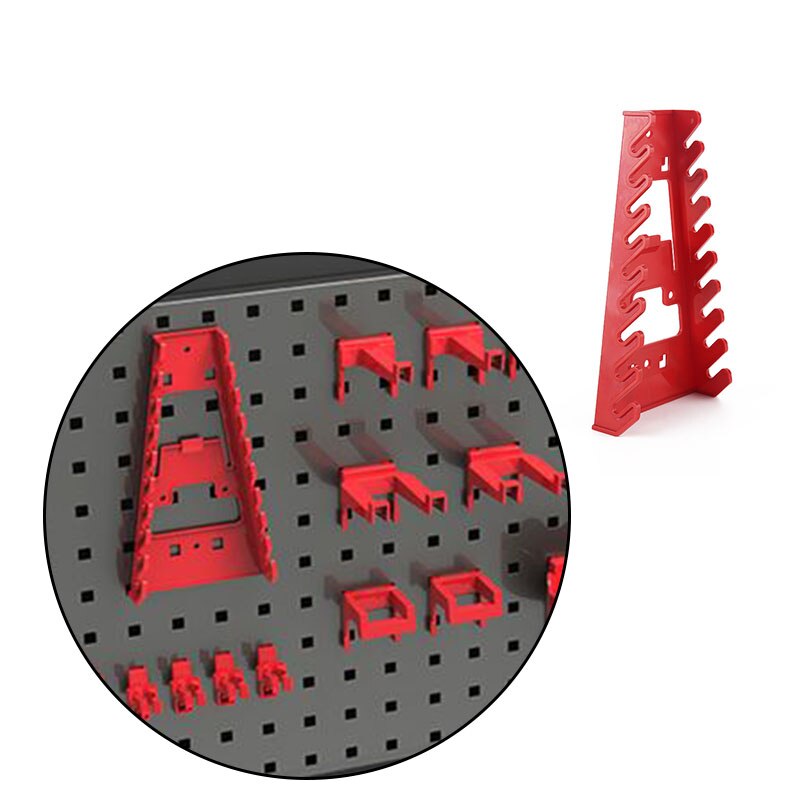 Plastic Wrench Organizer Tray Sockets Storage Hardware Tools Rack Sorter Standard Spanner Holders Rack Wrench Holder Hanger