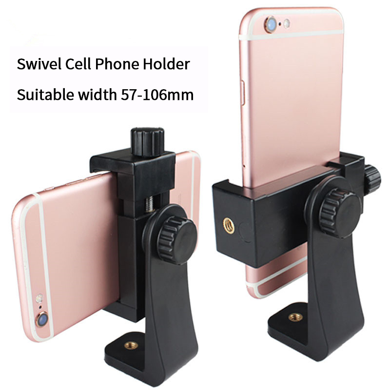 Stativ Telefon Halterung Kopf Standard Schraube Adapter Drehbare Digital Kamera Halterung, Kompatibel für Die Meisten Handy iPhone