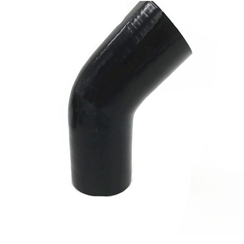 Zwarte 2.0 " 2.5 " 3 " 51mm 63mm 76mm 45 graden elleboog siliconen slang intercooler turbo inlaatpijp koppeling slang