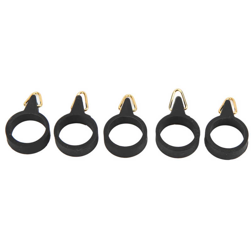 Fishing Rod Hook Holder Rubber Circle Lure Hook Keeper for Fisherman: small