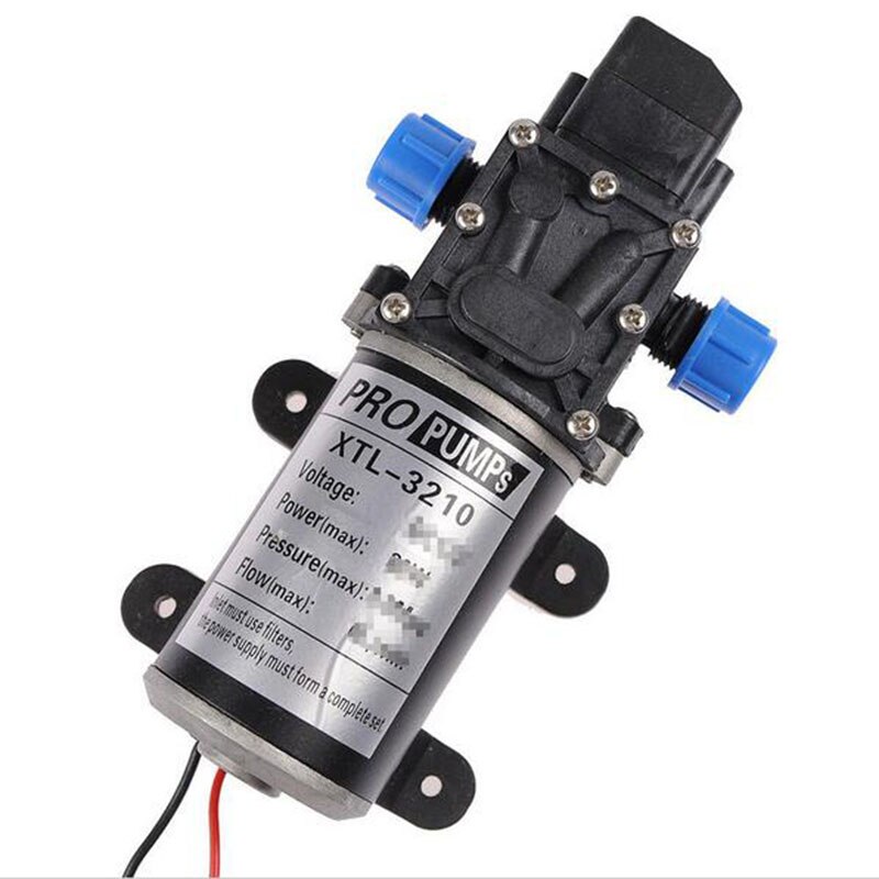DC 12V 100W Automatic switch Diaphragm pump high pressure small electric Water Pump 12v mini 8L/min For Wash Car Boat Marine: Default Title